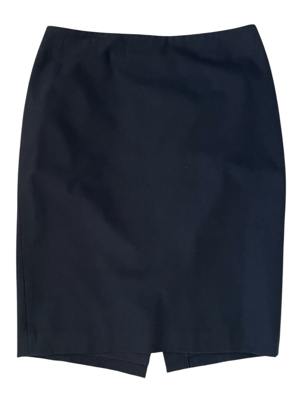 Classic Navy Blue Pencil Skirt - Women - Picture 3 of 5